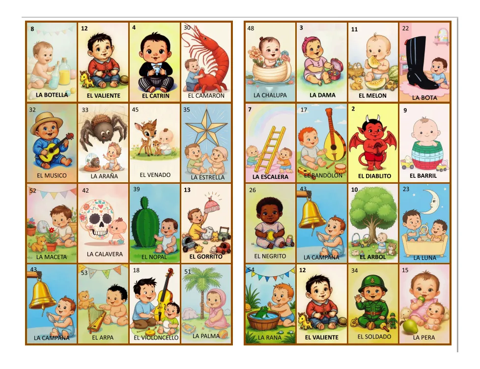 Más diseños de lotería